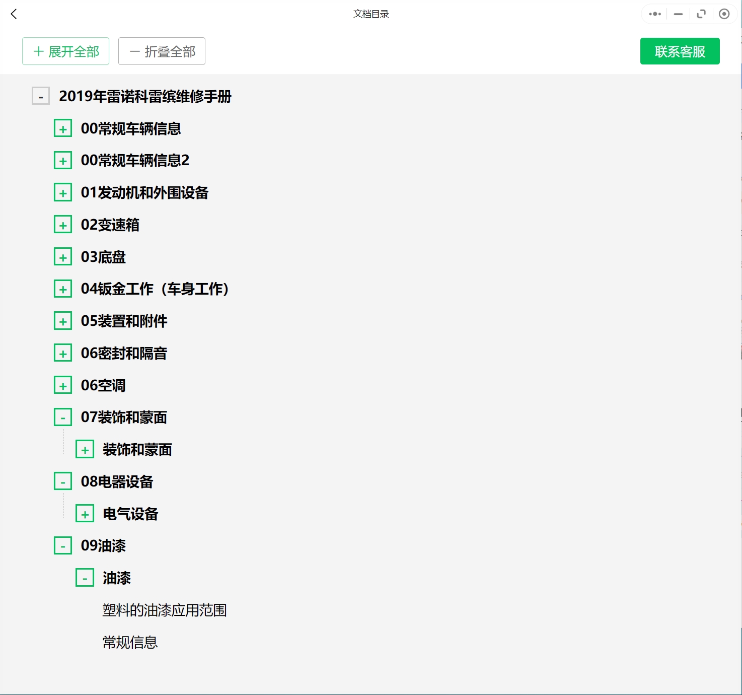 2012-2019年雷諾汽車維修手冊和電路圖[資料更新]