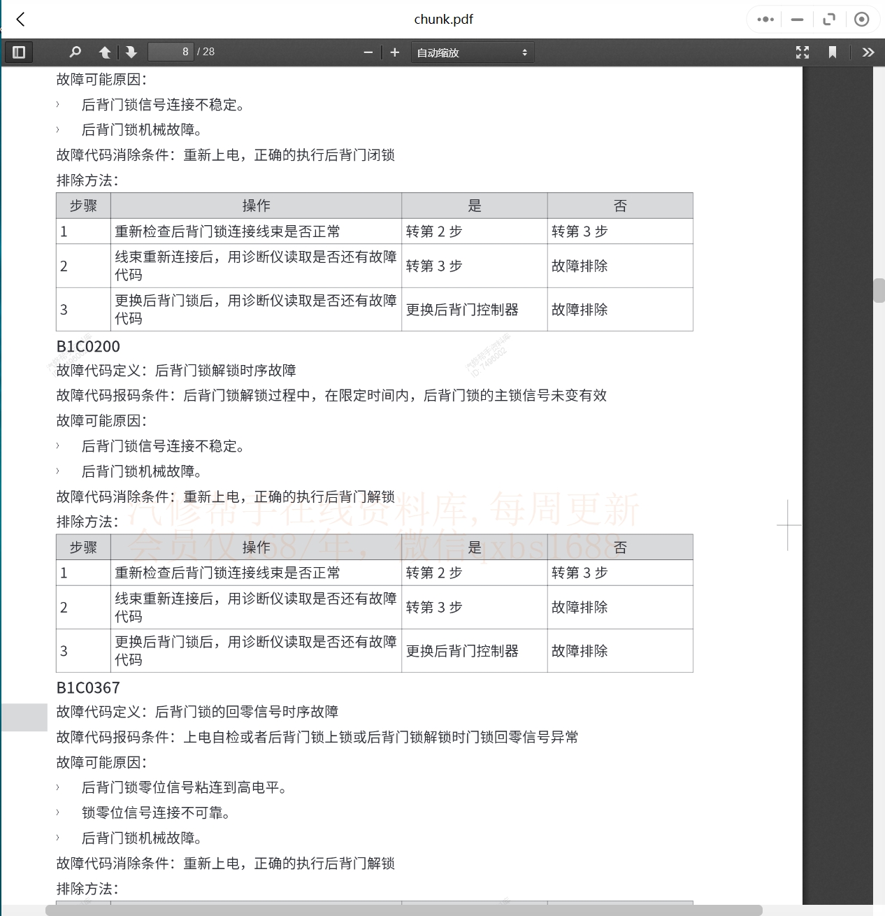 2006-2022年長城哈弗汽車維修手冊和電路圖[資料更新]